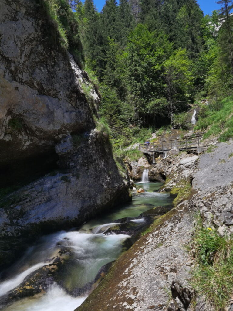 Die Weissbachschlucht ist die Schneizlreuth Klamm